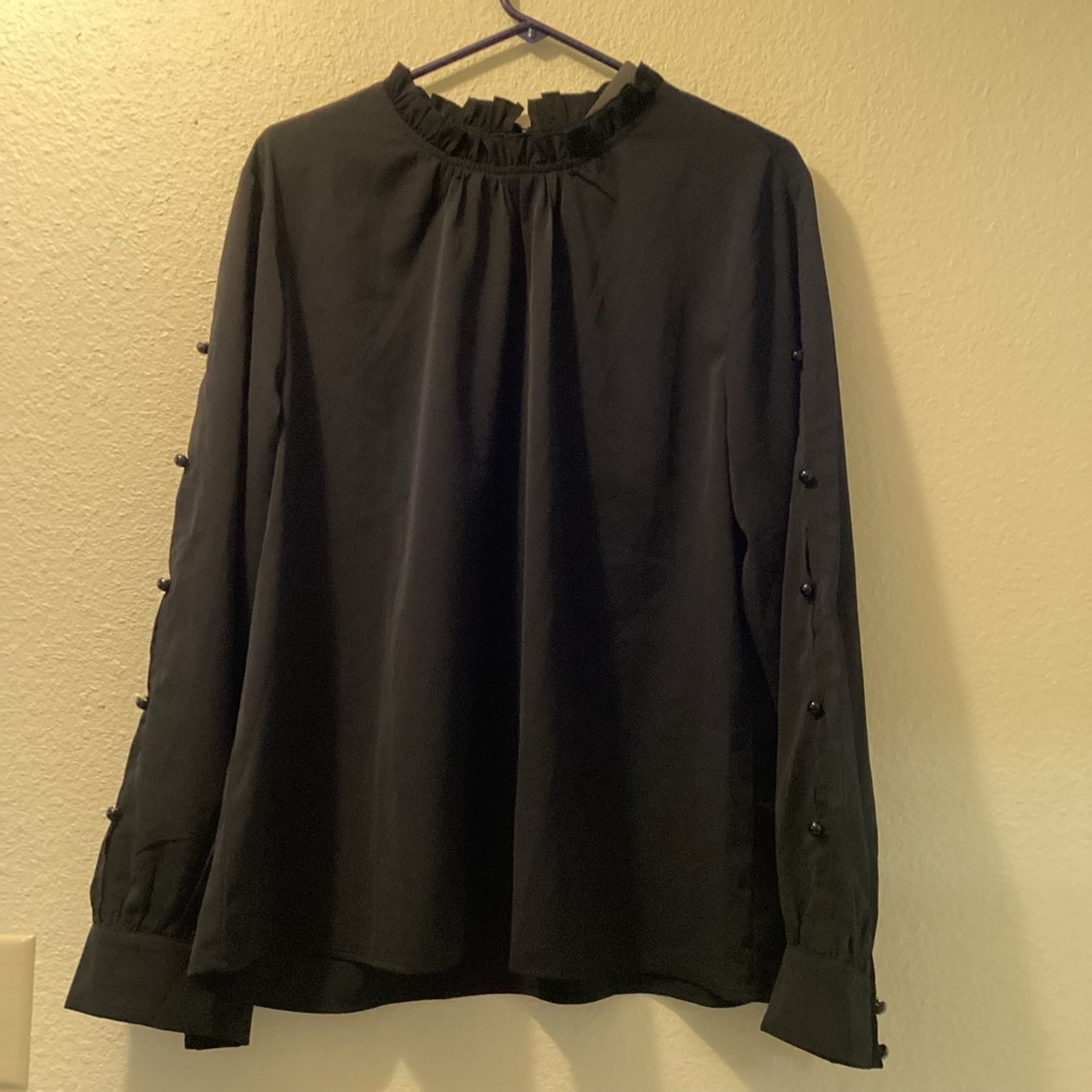 Elegant Black Women's Top